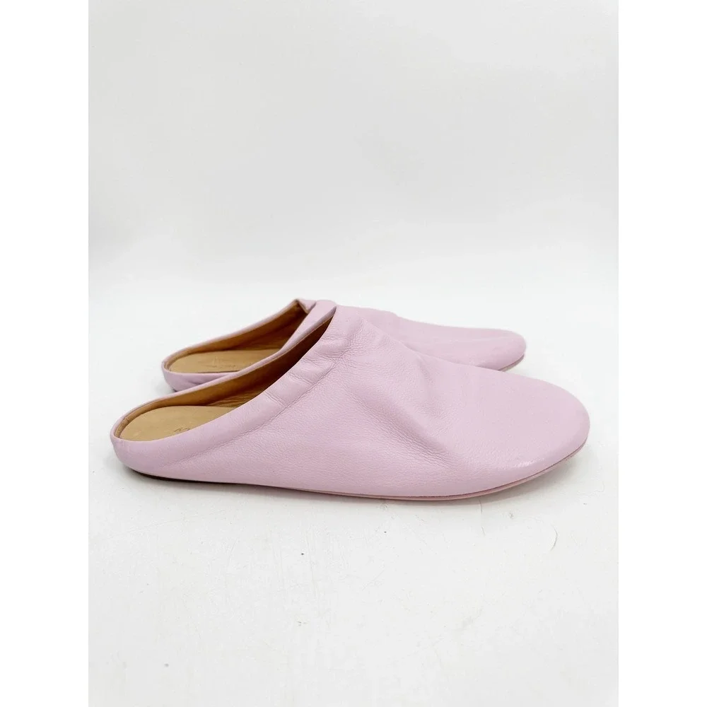 Marsèll Slip On Leather Mules Pink Purple Lavender 38.5 NEW‎